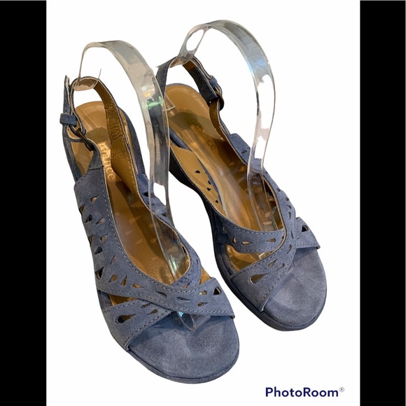 Sundance Shoes Sundance Catalog Melissa Suede Cut Out Wedge Sandal